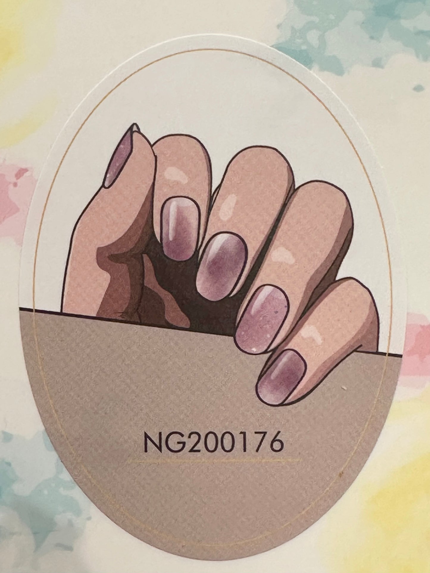 Berry Much In Love Semi-Cured Gel Nail Wrap