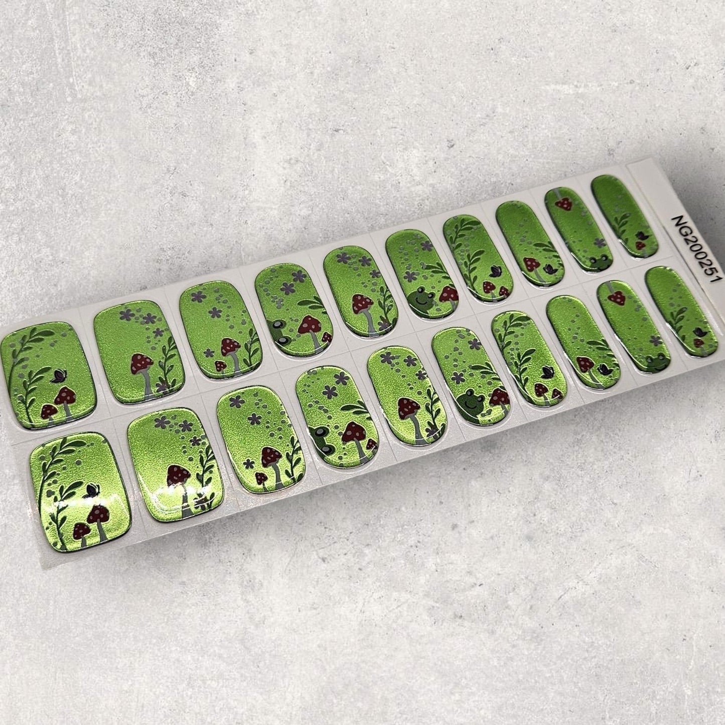 Whimsy Woods Semi-Cured Gel Nail Wraps