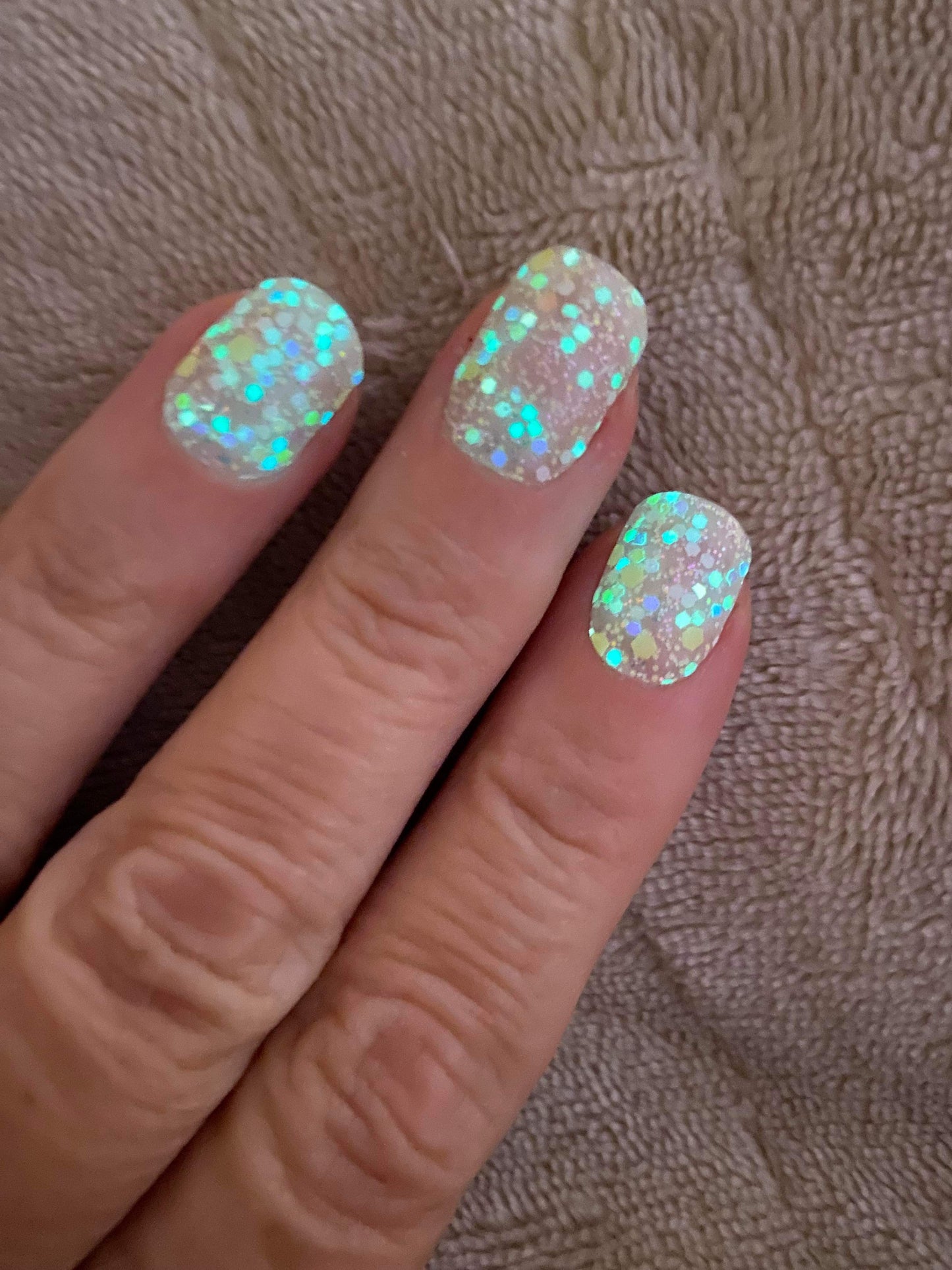 City Lights Semi-Cured Gel Nail Wraps (Glow In The Dark)