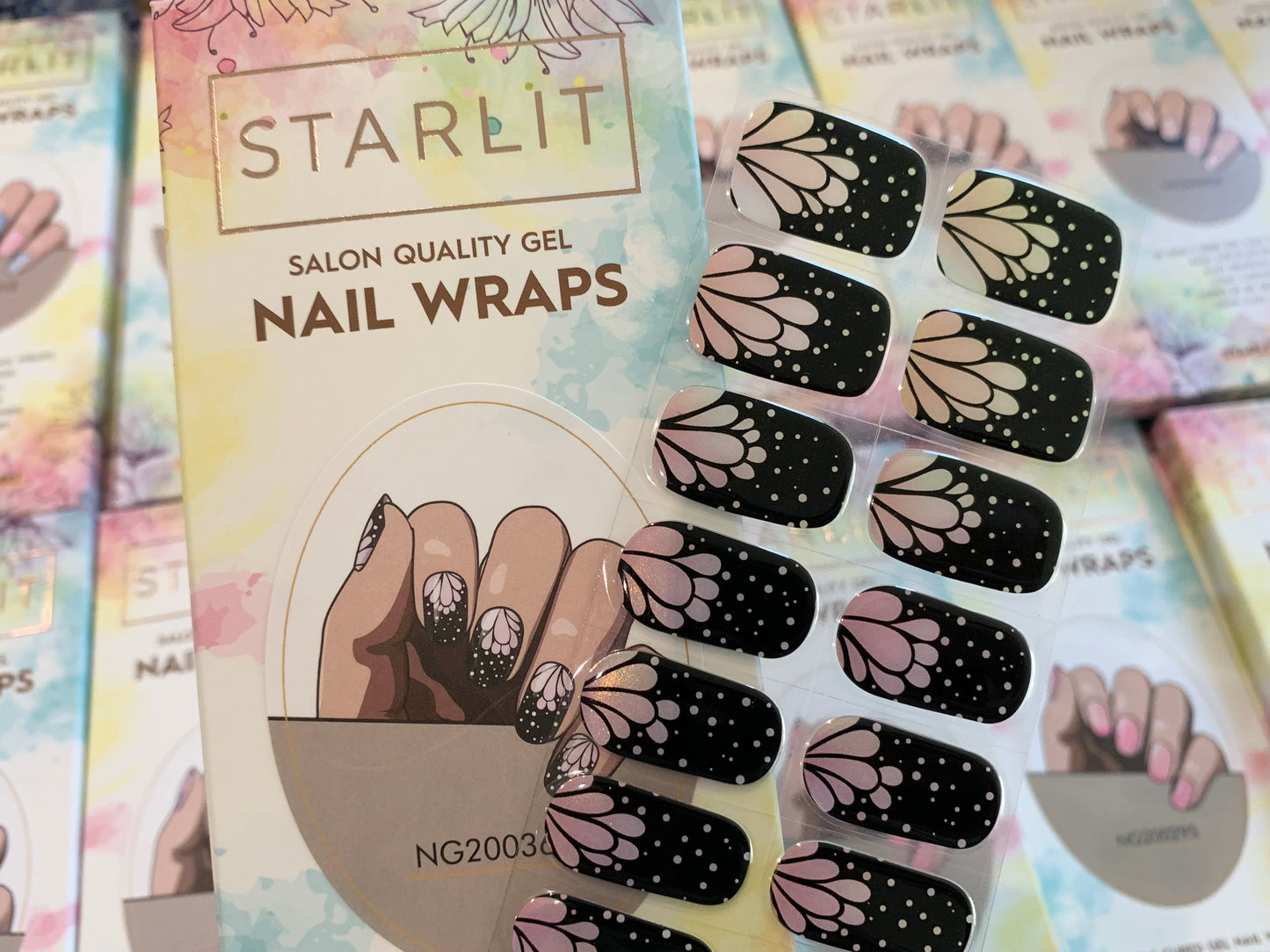 Butterfly Ballet Semi-Cured Gel Nail Wrap