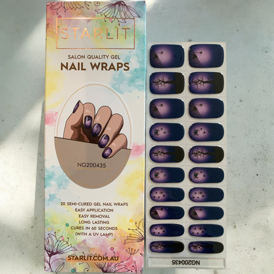 Wicked Woods Semi-Cured Gel Nail Wrap