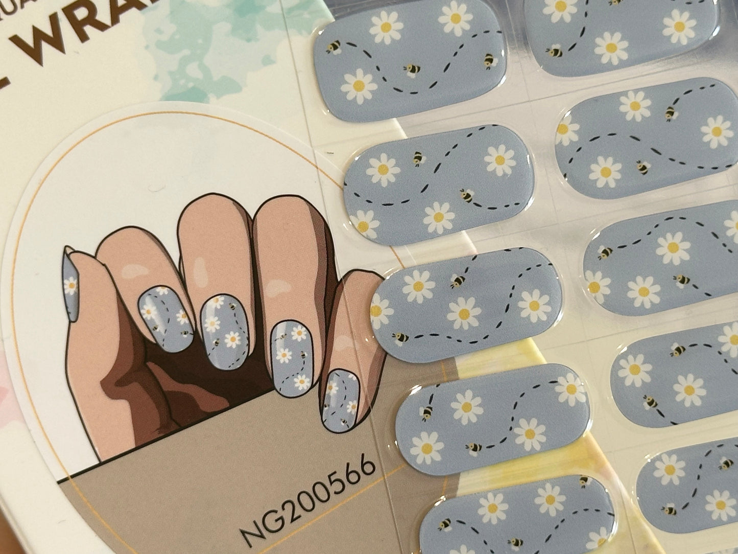 Sweet as Honey Semi-Cured Gel Nail Wrap