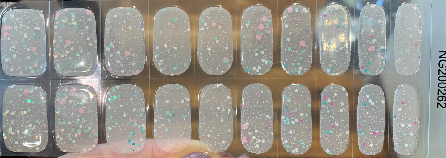 Pixie Dust Semi-Cured Gel Nail Wraps (Glow In The Dark)