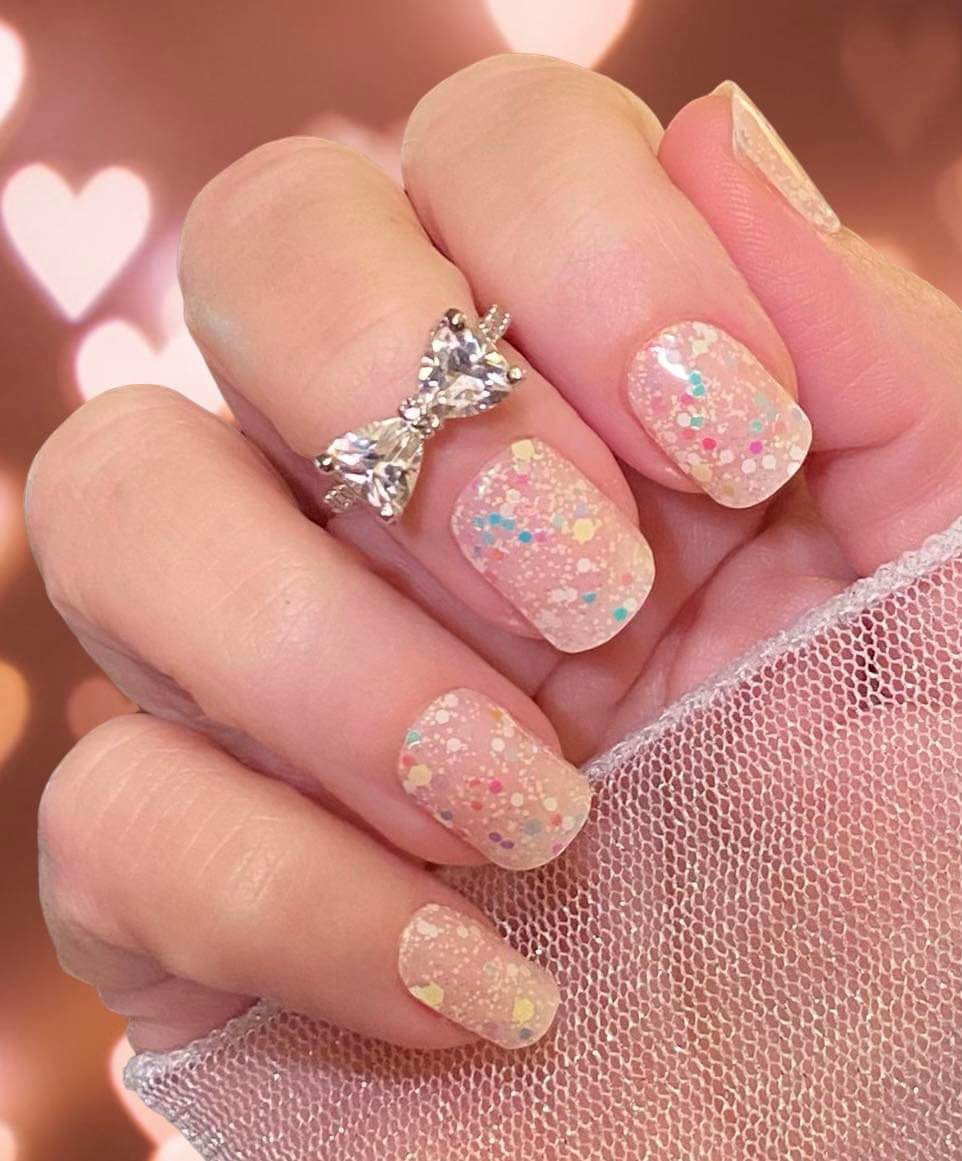 City Lights Semi-Cured Gel Nail Wraps (Glow In The Dark)