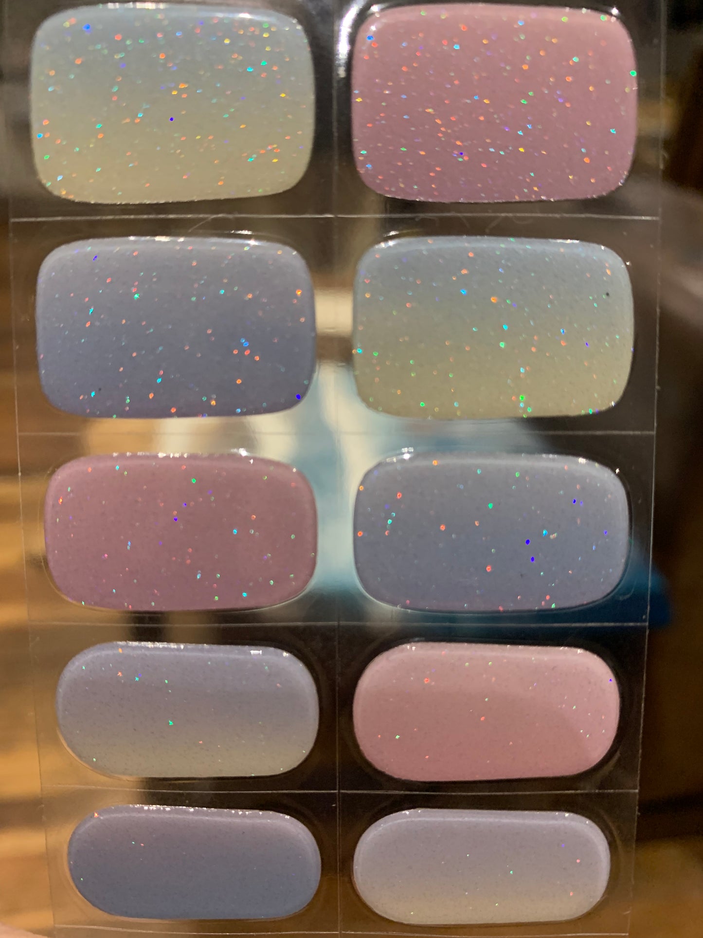 Pastel Prism Semi-Cured Gel Nail Wraps