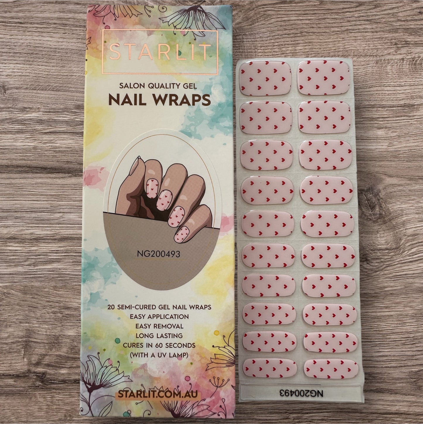 Forever Yours Semi-Cured Gel Nail Wrap
