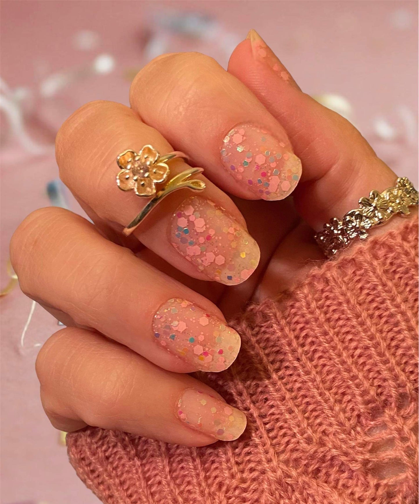 Fairy Wings Semi-Cured Gel Nail Wraps (Glow In The Dark)