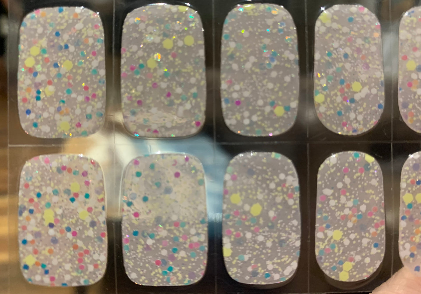 City Lights Semi-Cured Gel Nail Wraps (Glow In The Dark)