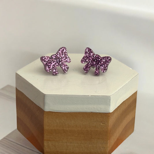 ‘Bows' Mini Stud Earrings