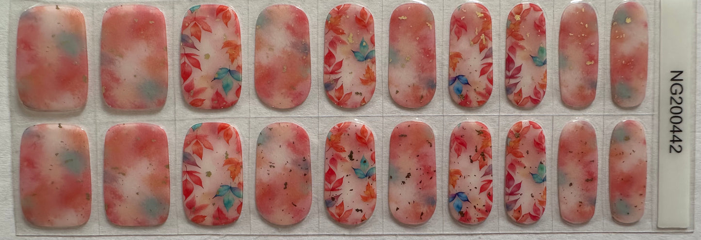 Garden Breeze Semi-Cured Gel Nail Wrap