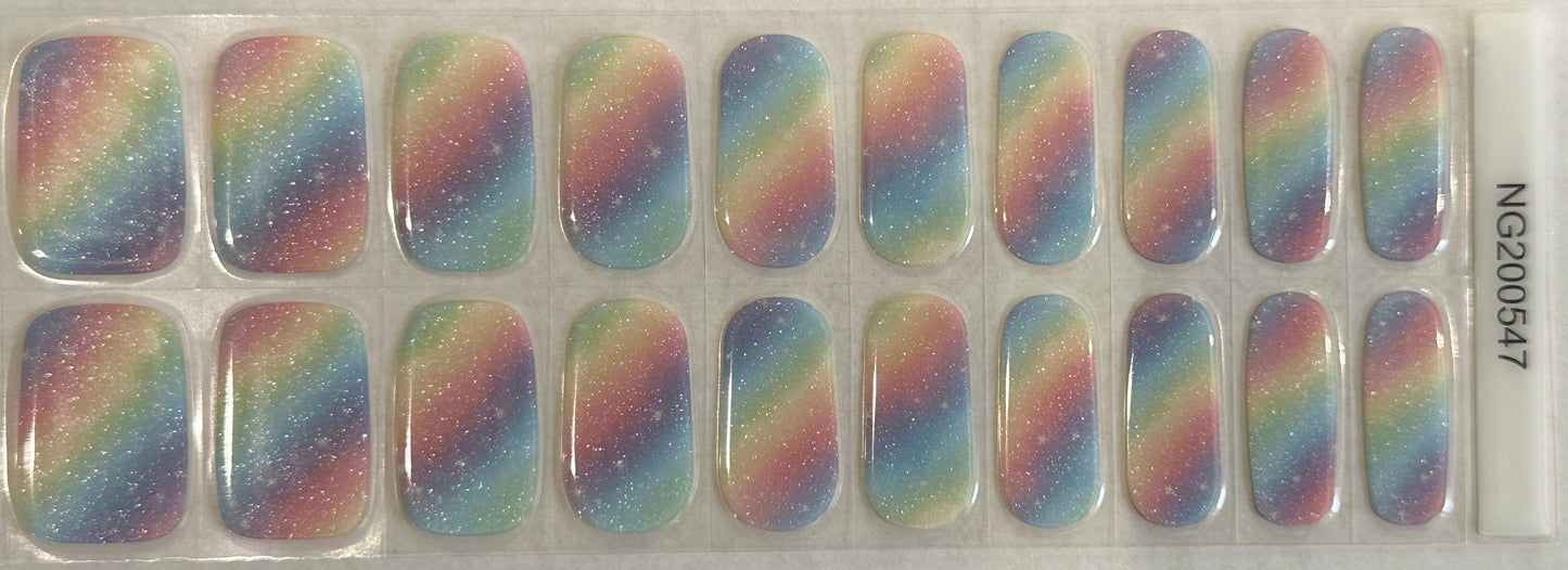 Twinkle Tones Semi-Cured Gel Nail Wrap