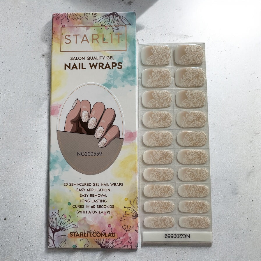 Timeless Semi-Cured Gel Nail Wrap
