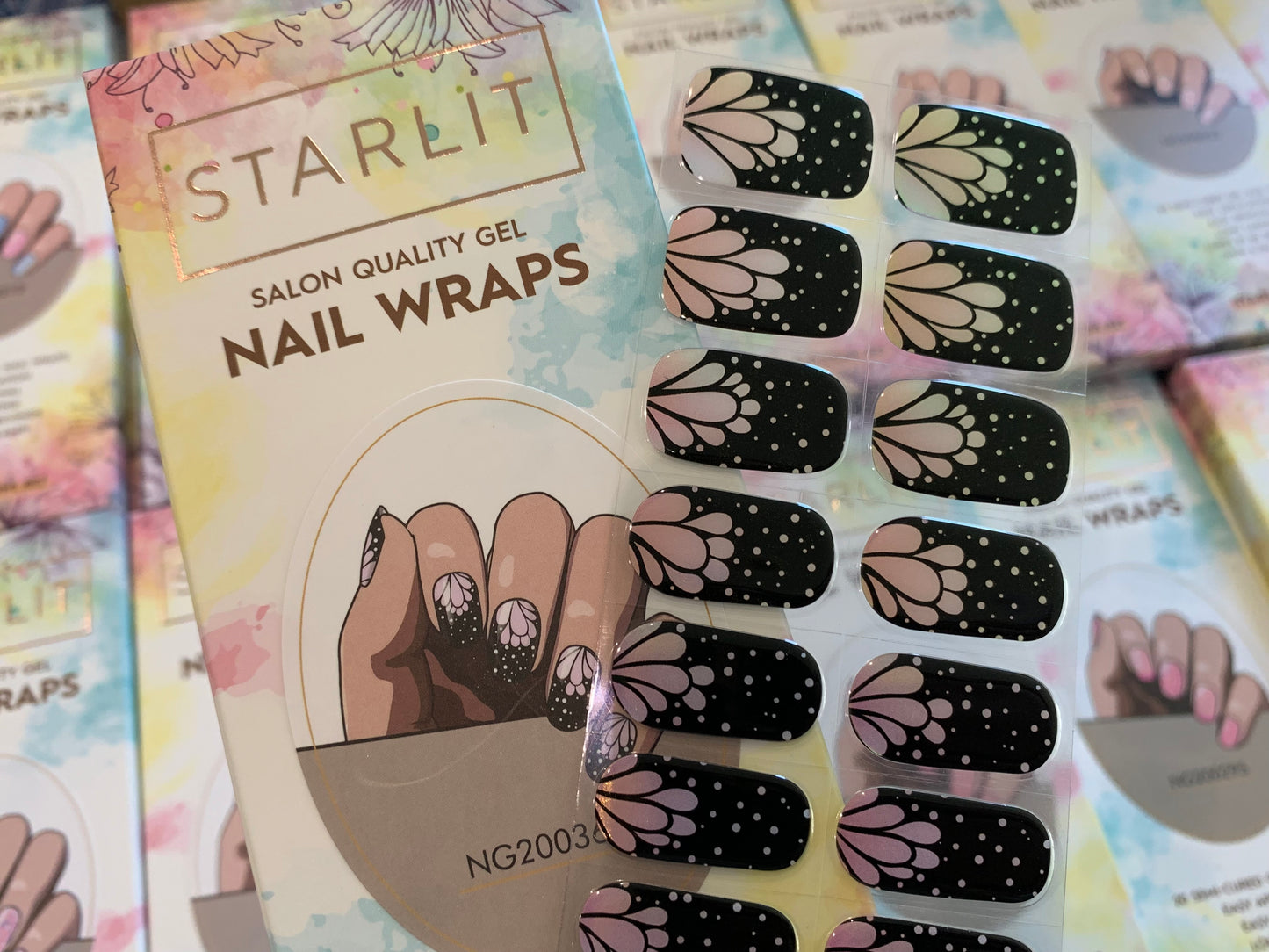 Butterfly Ballet Semi-Cured Gel Nail Wrap