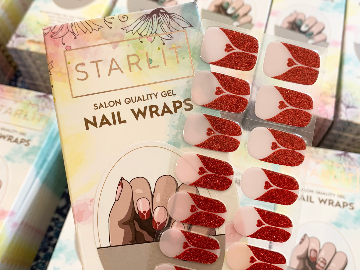 Ooh La Love Semi-Cured Gel Nail Wrap