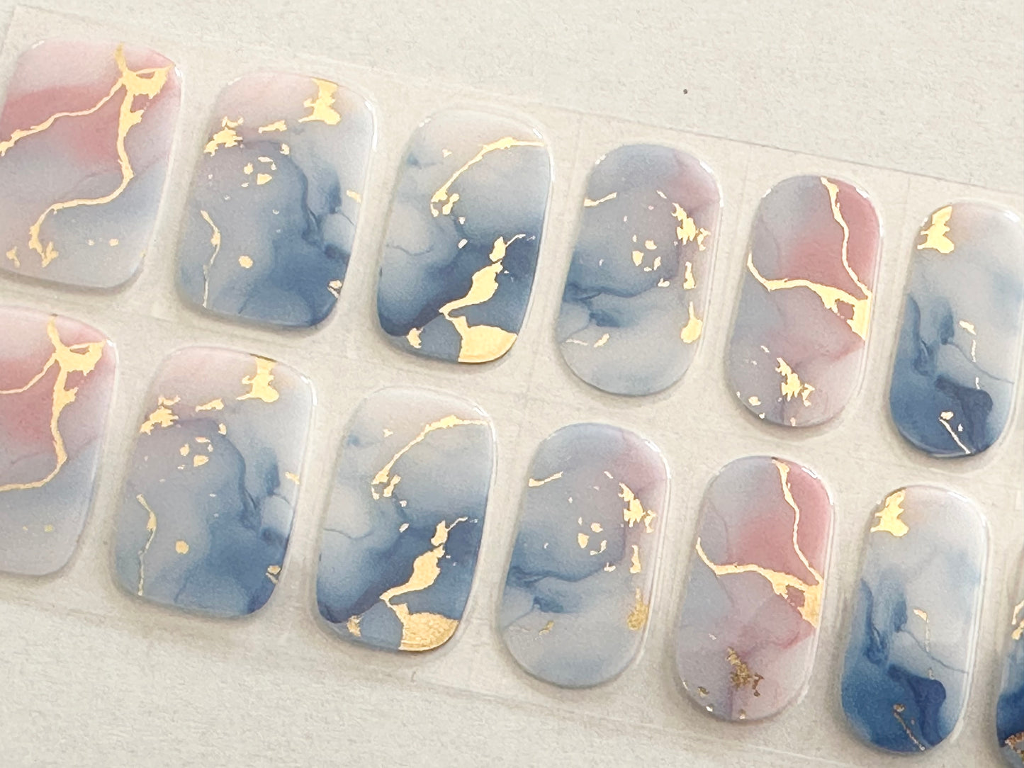 Marbleous Nights Semi-Cured Gel Nail Wrap