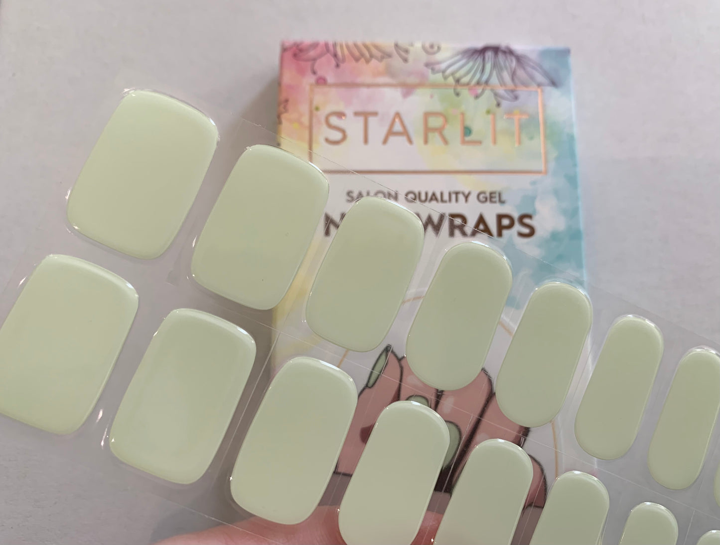 Lime Sorbet Semi-Cured Gel Nail Wrap