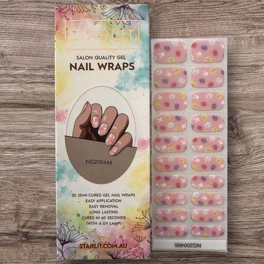 Bunny Trail Semi-Cured Gel Nail Wrap