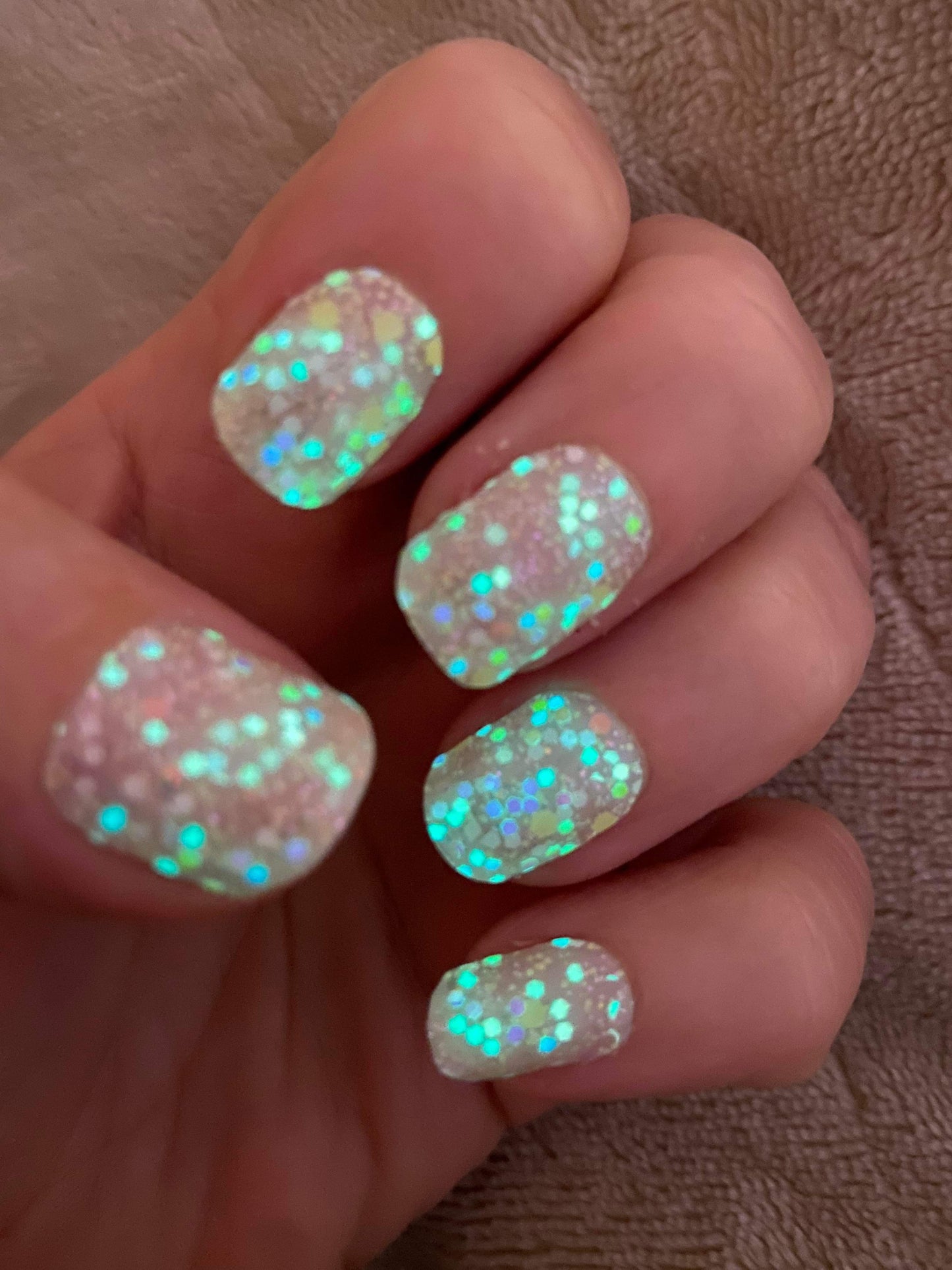 City Lights Semi-Cured Gel Nail Wraps (Glow In The Dark)