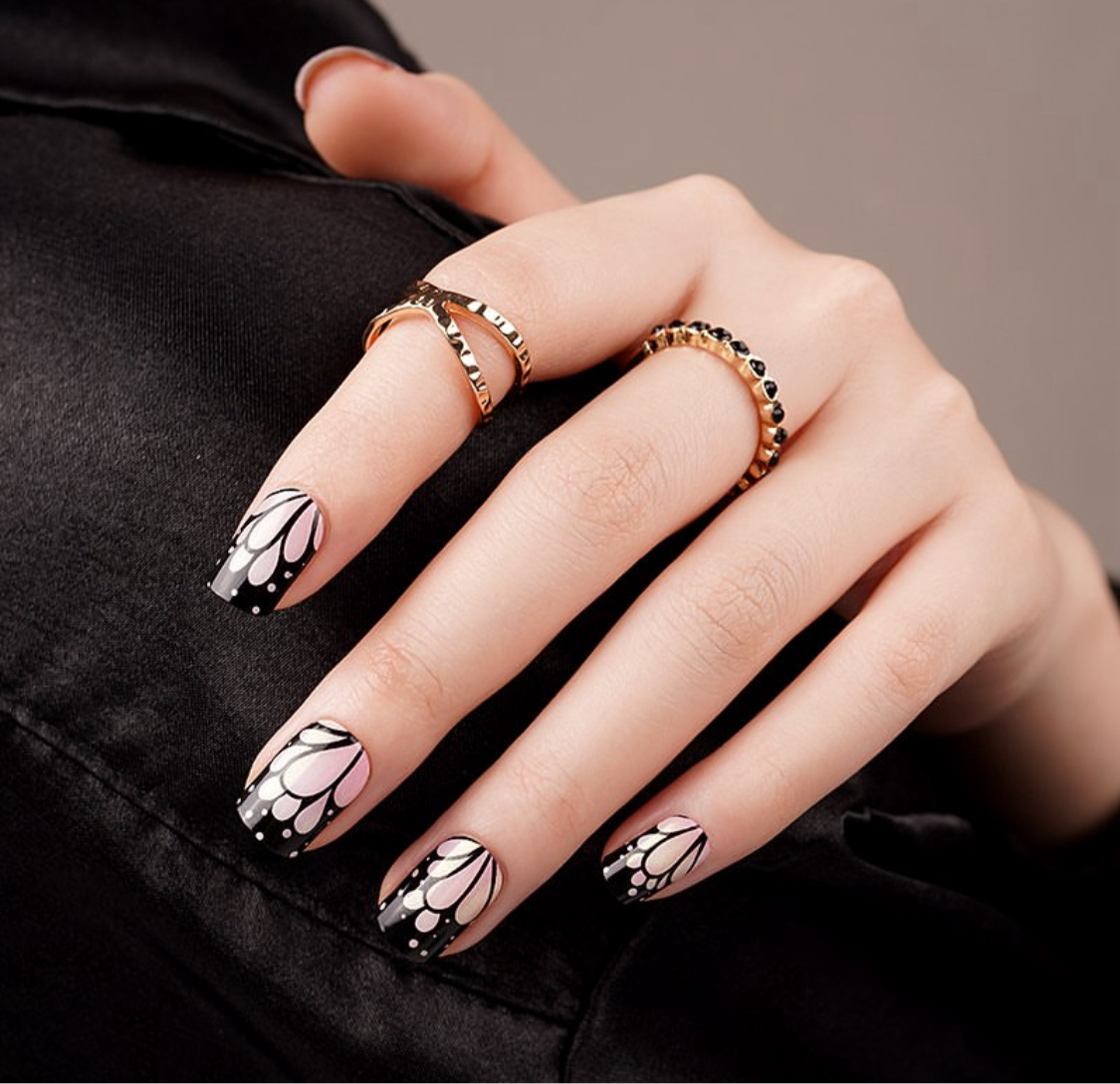 Butterfly Ballet Semi-Cured Gel Nail Wrap
