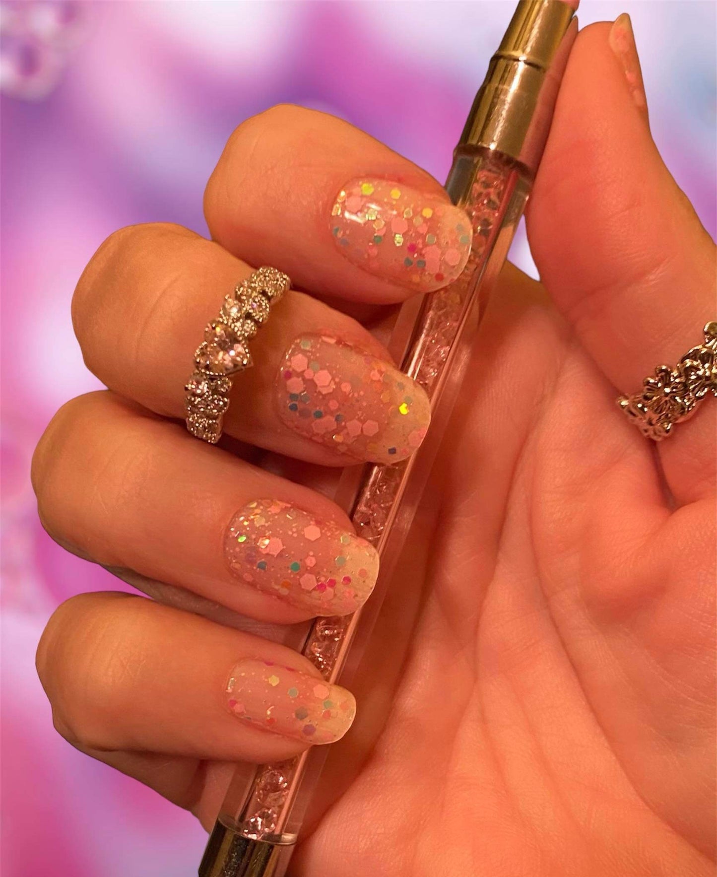Fairy Wings Semi-Cured Gel Nail Wraps (Glow In The Dark)