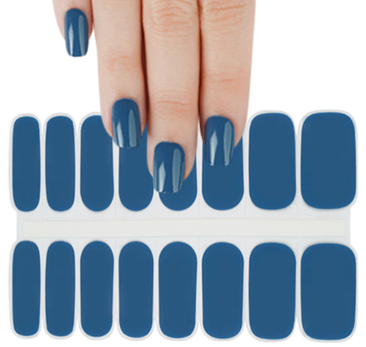 Blue-tiful Semi-Cured Gellies Nail Wrap