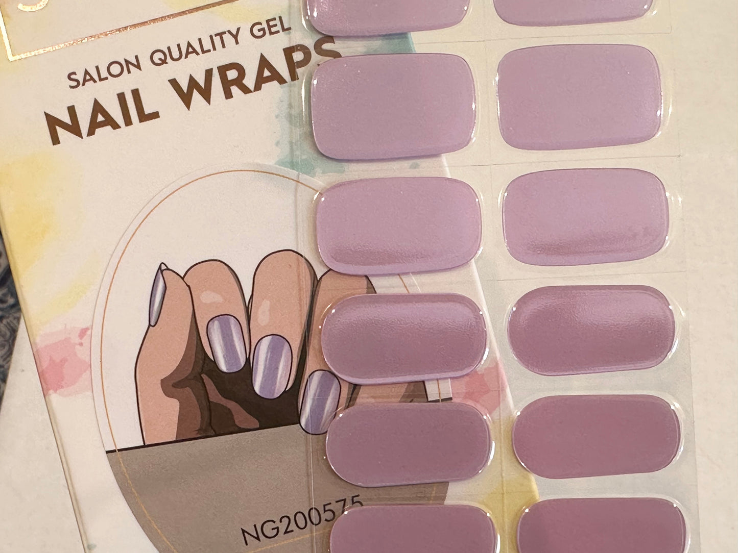 Mystic Mirror Semi-Cured Gel Nail Wrap