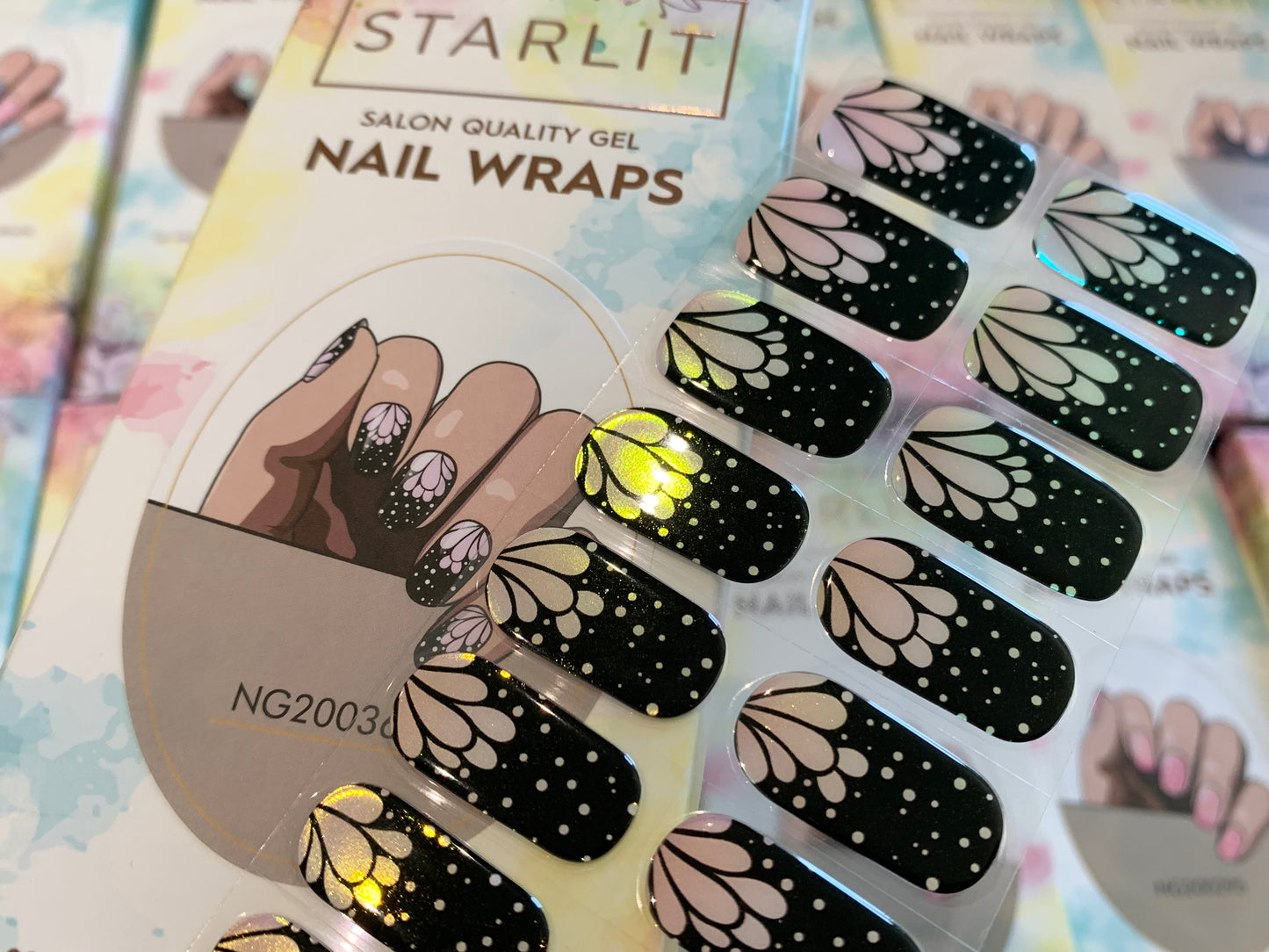 Butterfly Ballet Semi-Cured Gel Nail Wrap