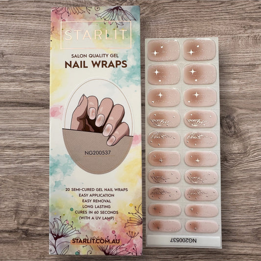 Spread Your Wings Semi-Cured Gel Nail Wrap