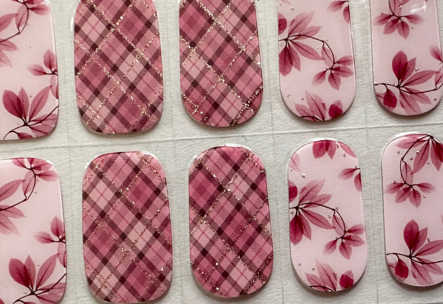 Plaidfully Yours Semi-Cured Gel Nail Wrap