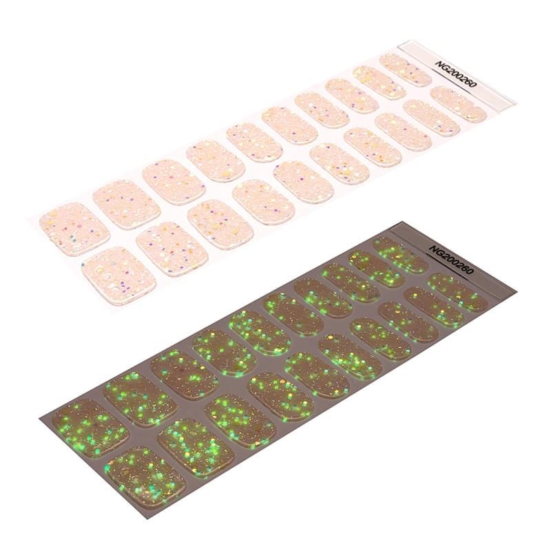 City Lights Semi-Cured Gel Nail Wraps (Glow In The Dark)