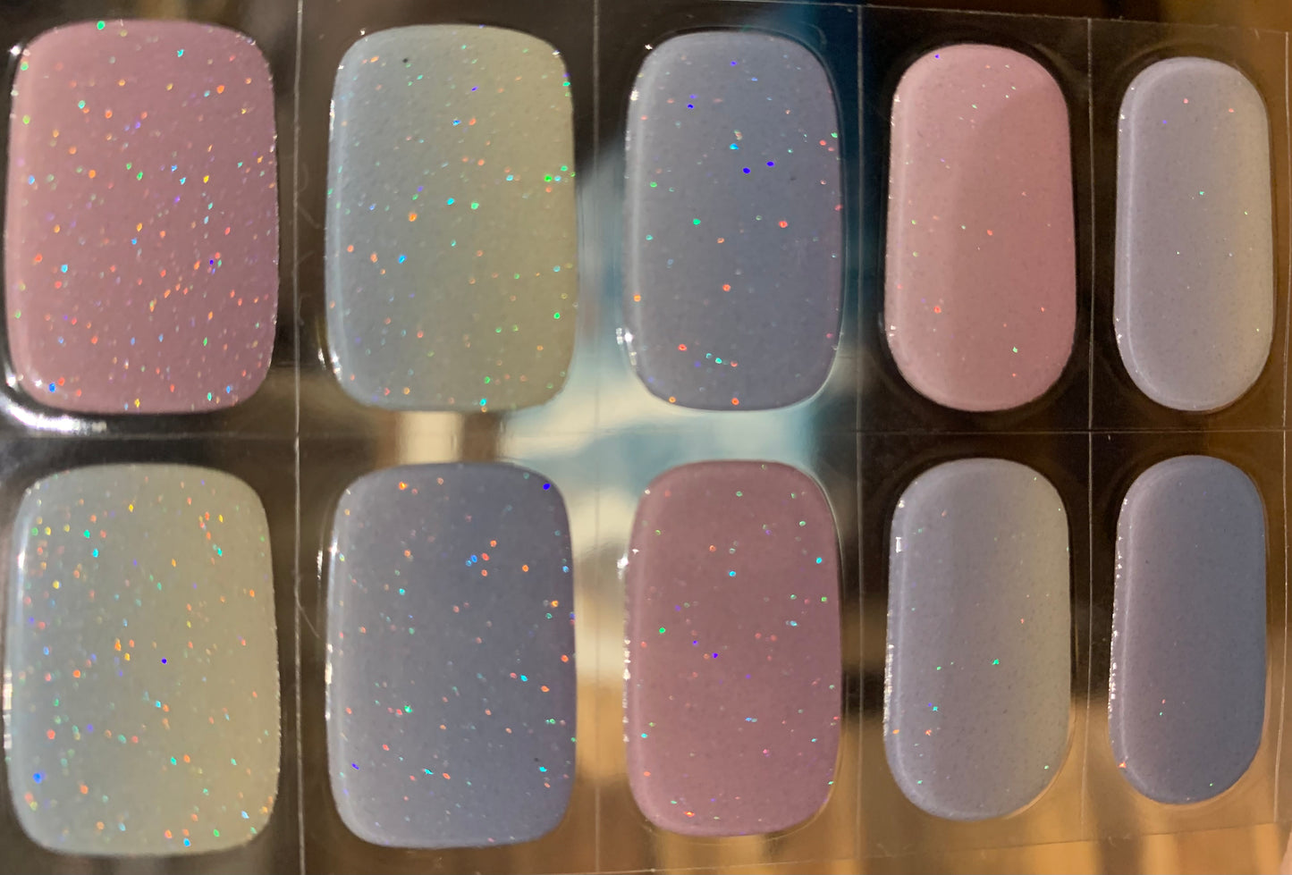 Pastel Prism Semi-Cured Gel Nail Wraps