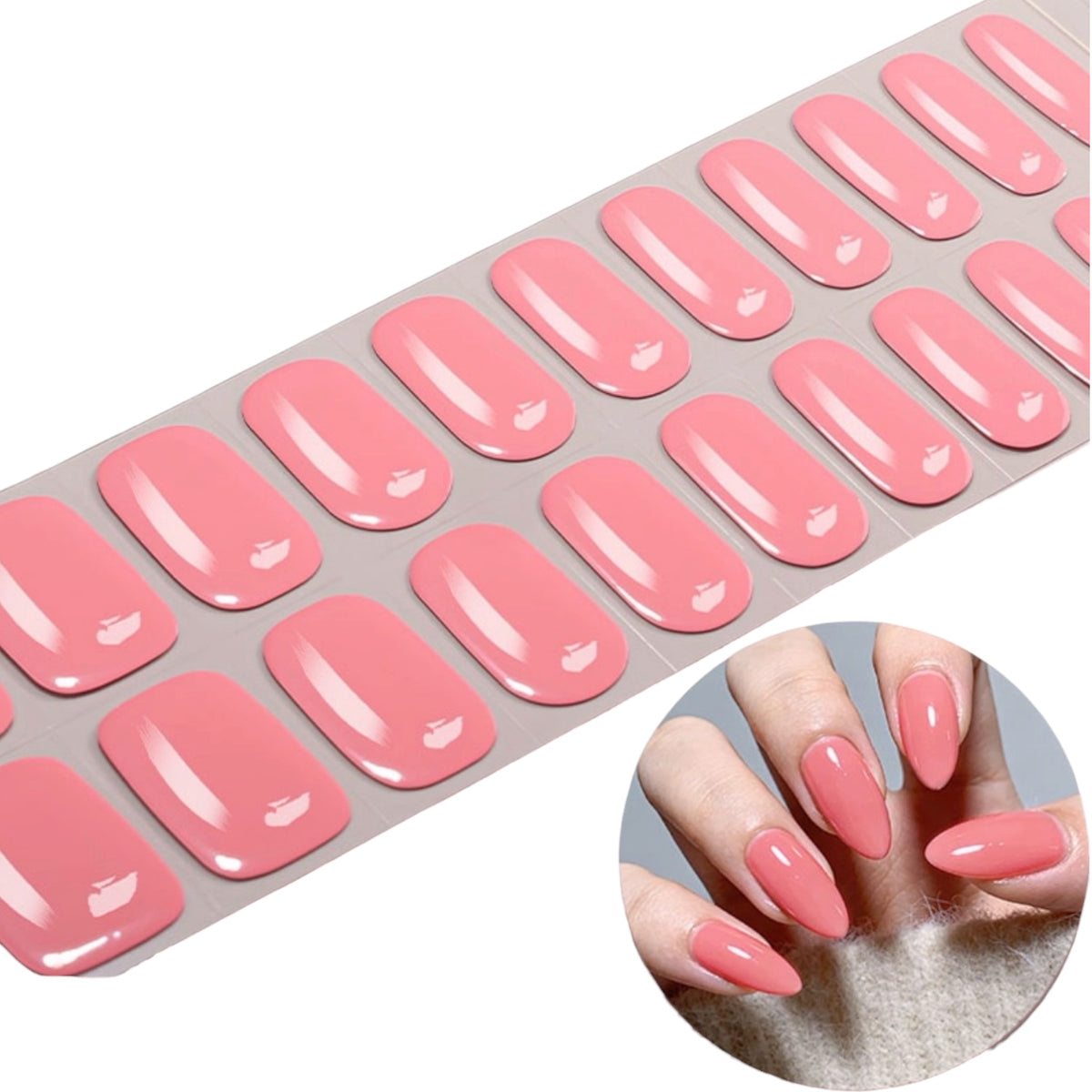 Summer Flush NO UV LIGHT Air Dry Gel Wraps