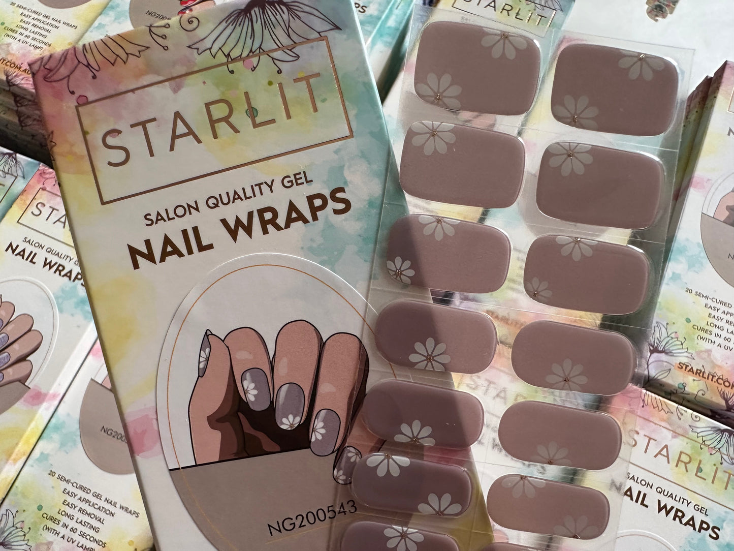 Ready to Bloom Semi-Cured Gel Nail Wrap