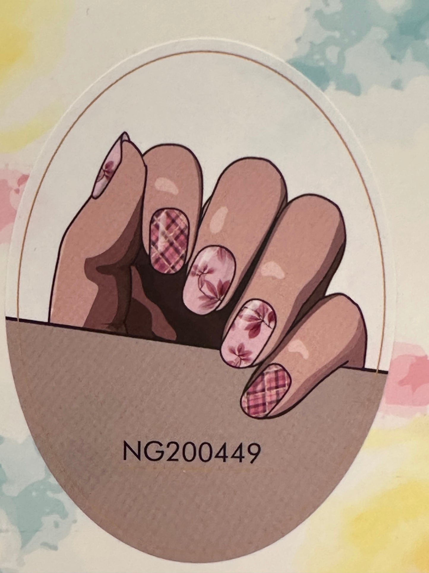 Plaidfully Yours Semi-Cured Gel Nail Wrap
