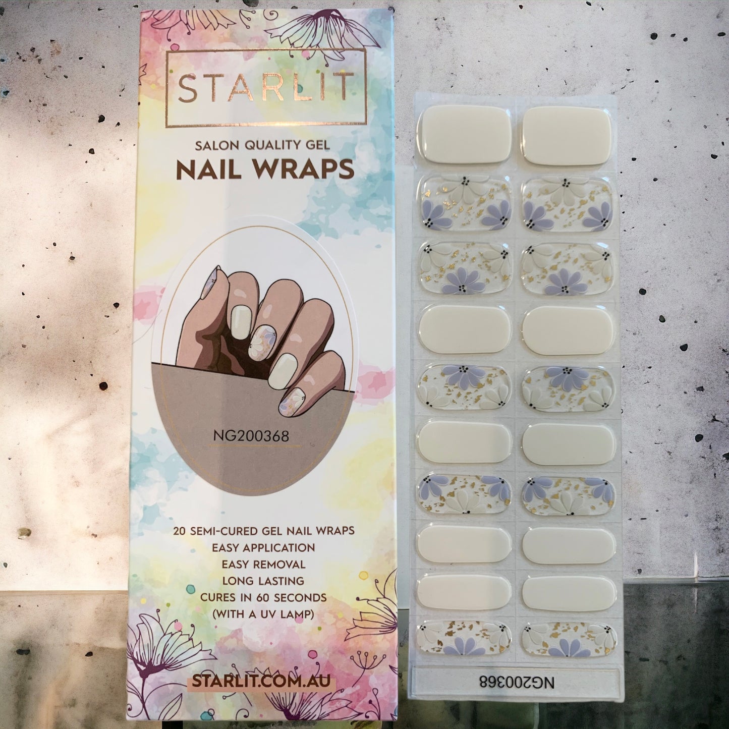 Bloom Boom Semi-Cured Gel Nail Wrap