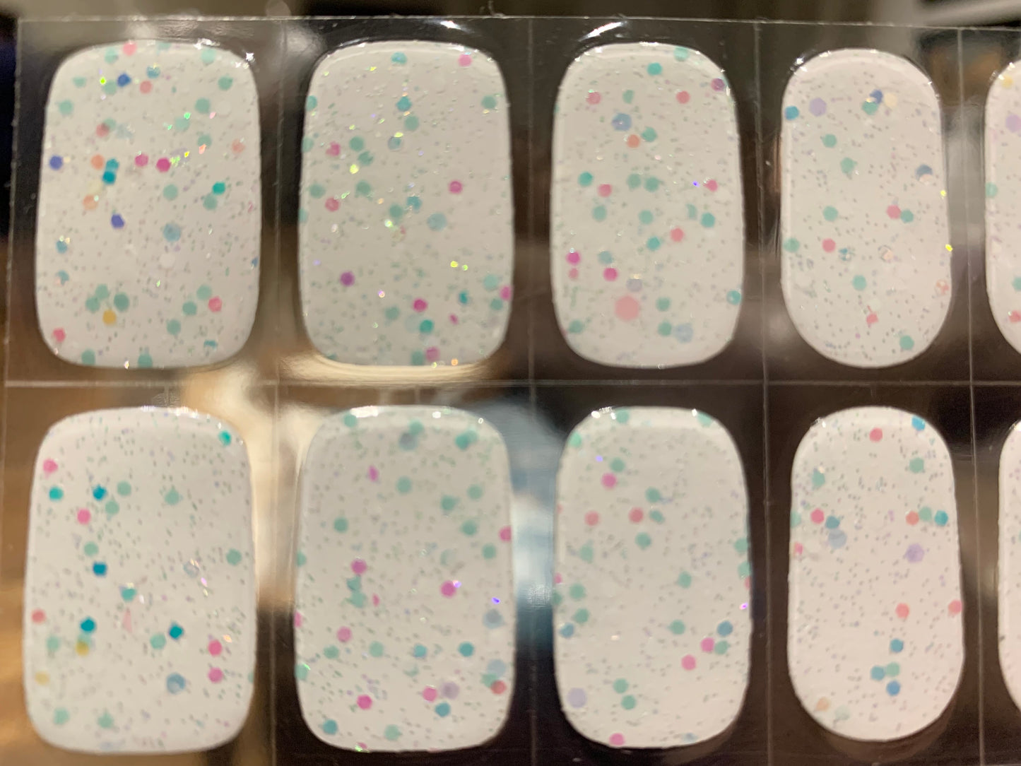 Ibiza Nightlife Semi-Cured Gel Nail Wraps (Glow In The Dark)