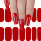 Candy Apple Red Semi-Cured Gellies Nail Wrap