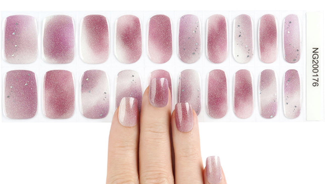 Berry Much In Love Semi-Cured Gel Nail Wrap