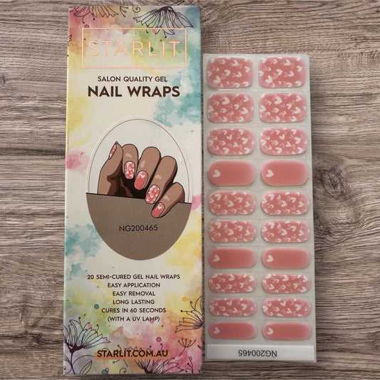 Cupids Kiss Semi-Cured Gel Nail Wrap