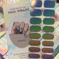 Dazzling Oilslick Holographic Semi-Cured Gel Nail Wrap