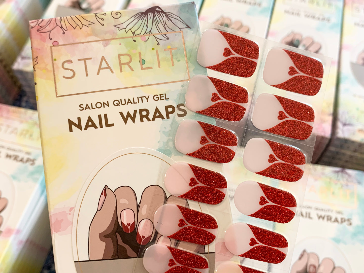 Ooh La Love Semi-Cured Gel Nail Wrap