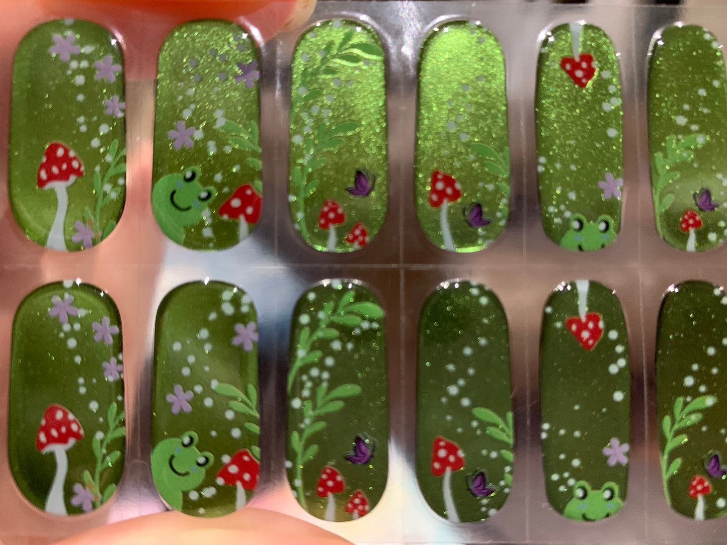 Whimsy Woods Semi-Cured Gel Nail Wraps