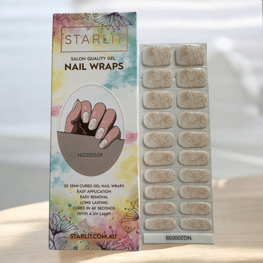 Timeless Semi-Cured Gel Nail Wrap
