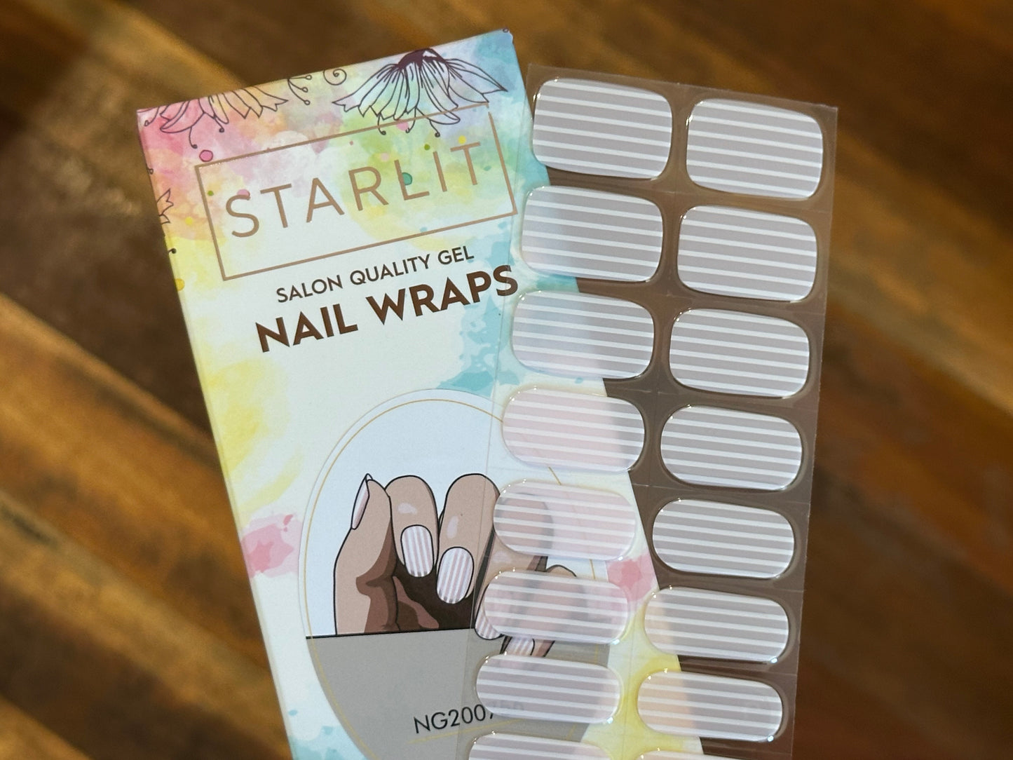 Line & Dandy Semi-Cured Gel Nail Wrap