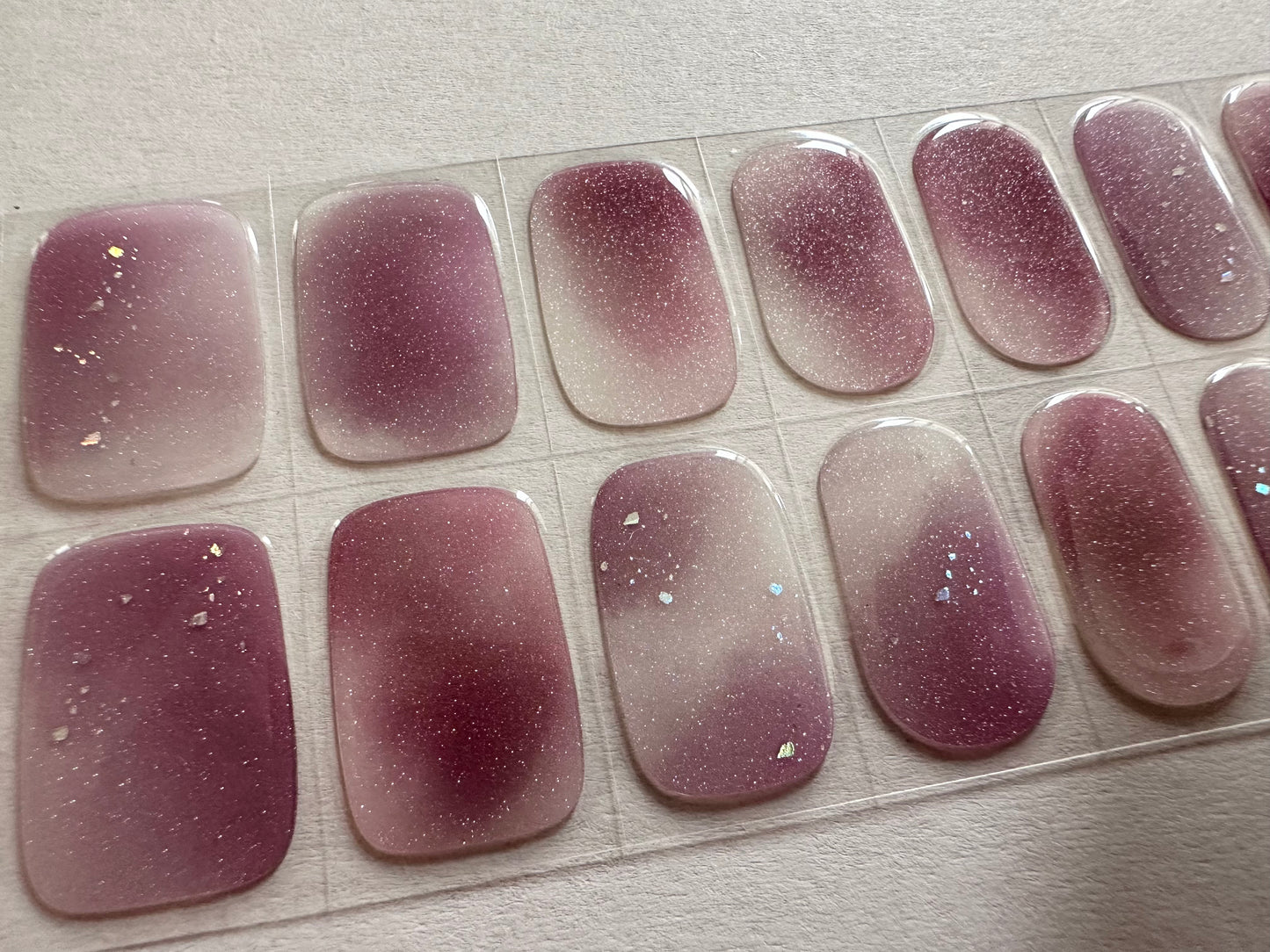 Berry Much In Love Semi-Cured Gel Nail Wrap