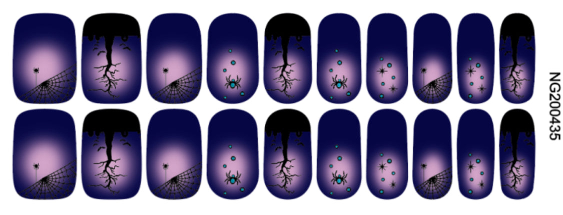 Wicked Woods Semi-Cured Gel Nail Wrap