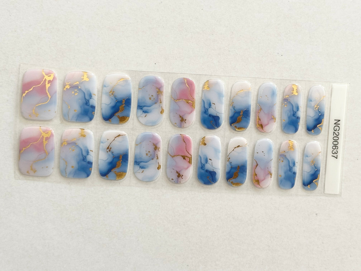 Marbleous Nights Semi-Cured Gel Nail Wrap