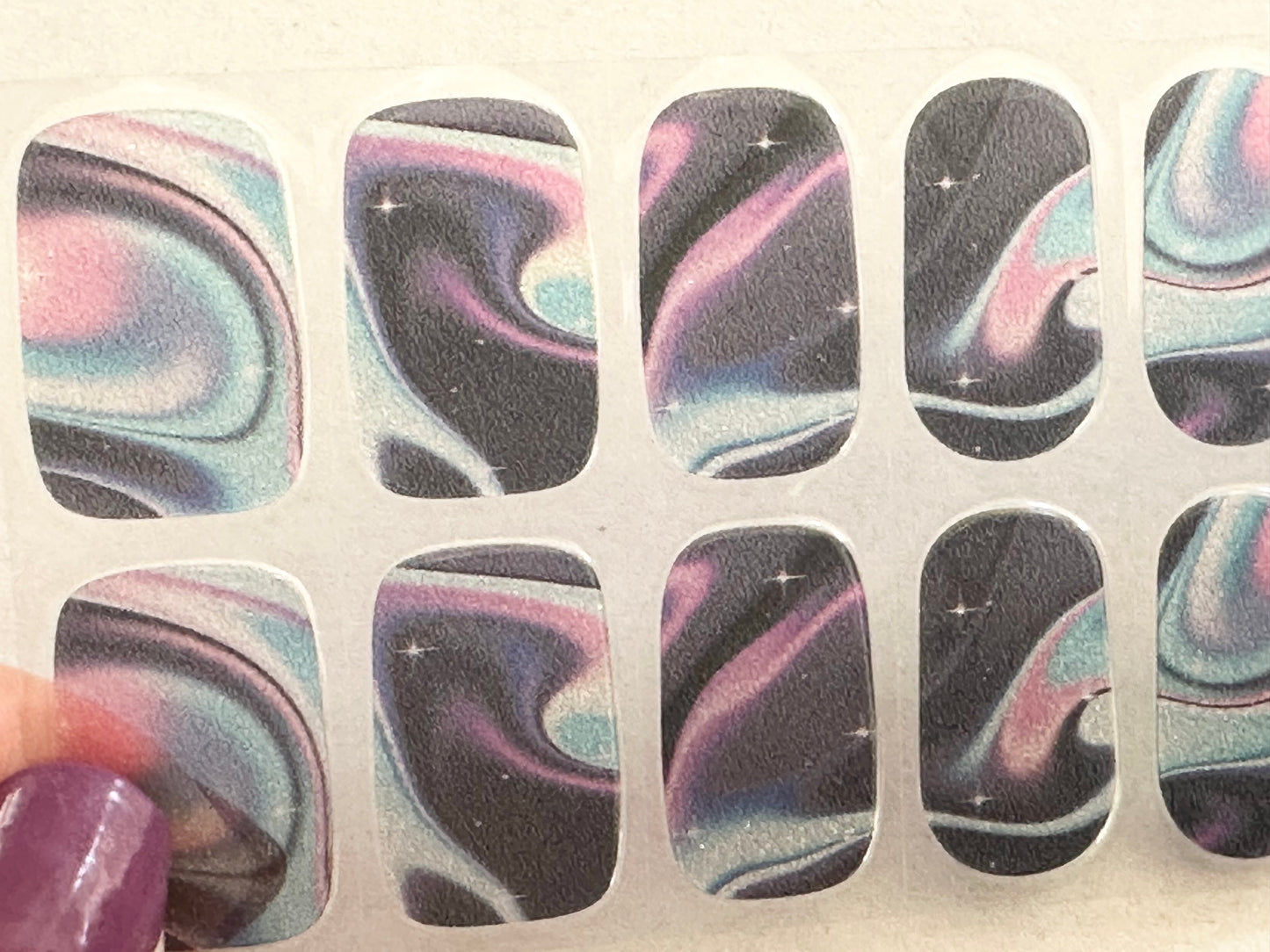 Cosmic Crush Semi-Cured Gel Nail Wrap