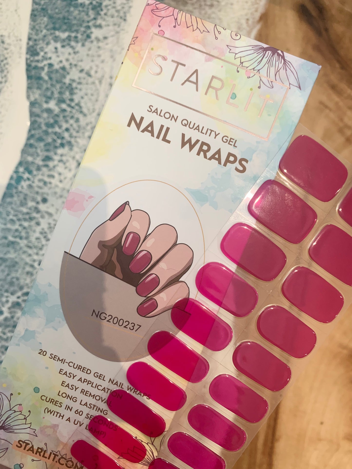 Rosy Cheeks Semi-Cured Gel Nail Wraps