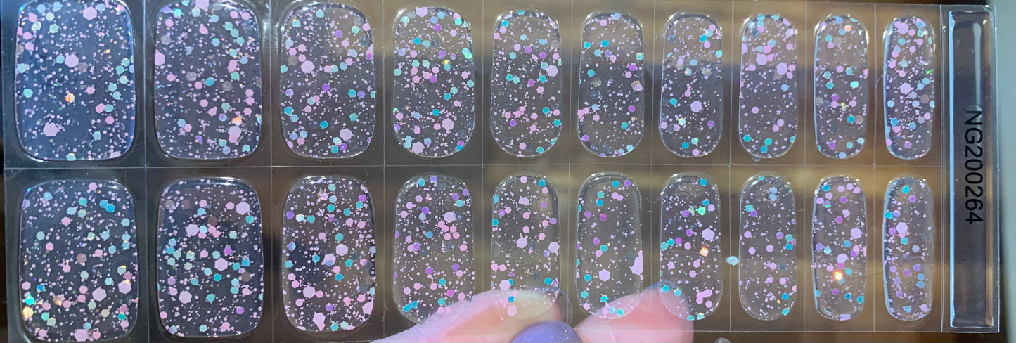Fairy Wings Semi-Cured Gel Nail Wraps (Glow In The Dark)